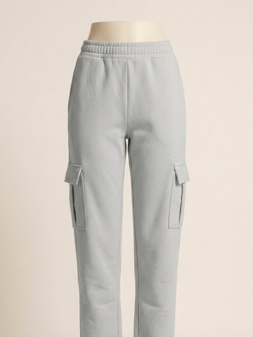 QINSEN Gray Women's Sweat Pants S Lightweight Sports Activewear Winter